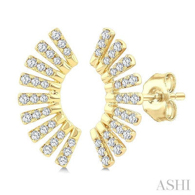 Diamond Fashion Ear Climbers