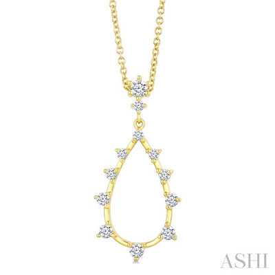 Drop Floating Diamond Fashion Pendant