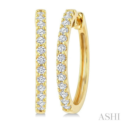 Diamond Hoop Earrings