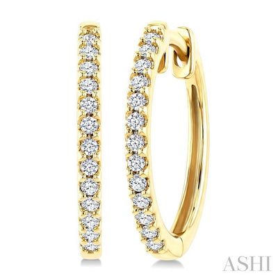 Diamond Hoop Earrings