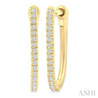 Diamond Hoop Earrings