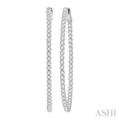 Inside-Out Diamond Hoop Earrings