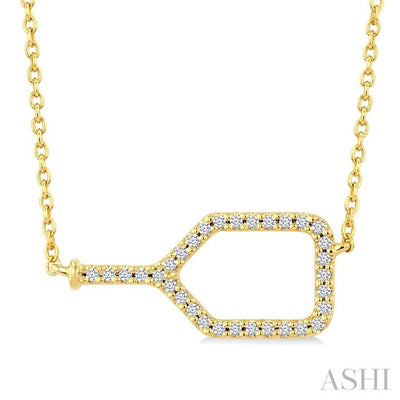 Pickleball Petite Diamond Fashion Pendant