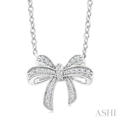 Bow Petite Diamond Fashion Pendant