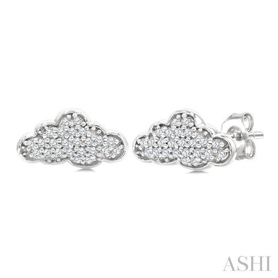 Cloud Petite Diamond Fashion Earrings