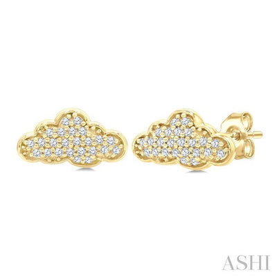 Cloud Petite Diamond Fashion Earrings