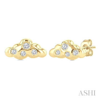 Cloud Petite Diamond Fashion Earrings