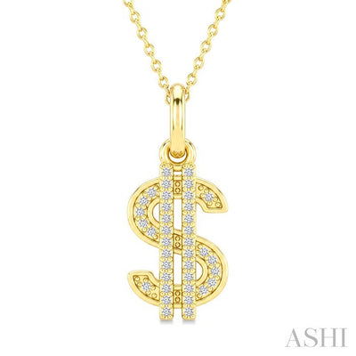 Dollar Diamond Fashion Pendant