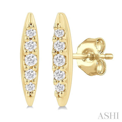 Boat Petite Diamond Fashion Earrings
