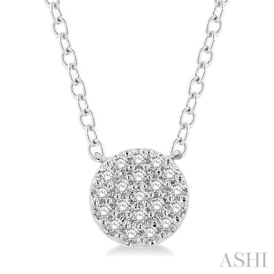 Disc Petite Diamond Fashion Pendant