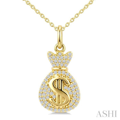 Dollar Diamond Fashion Pendant