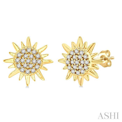 Sun Petite Diamond Fashion Earrings