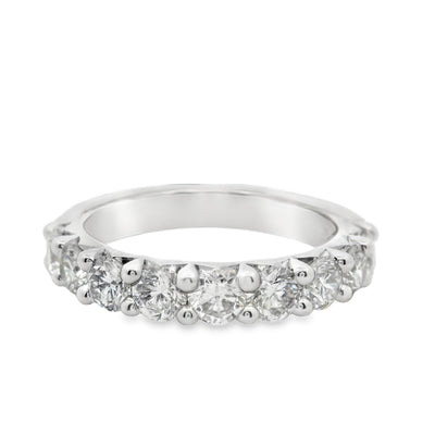 French Pave Anniversary Ring