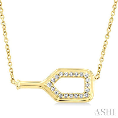 Pickleball Petite Diamond Fashion Pendant