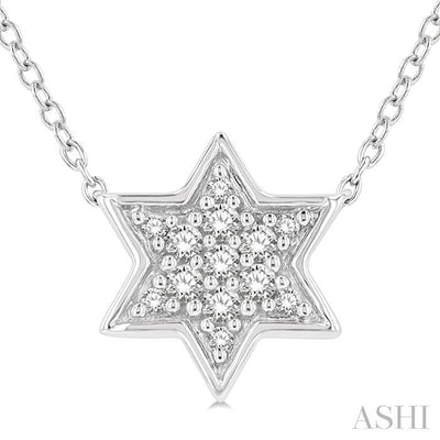 Star of David Petite Diamond Fashion Pendant