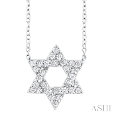 Star of David Diamond Fashion Pendant