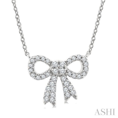 Bow Petite Diamond Fashion Pendant