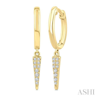 Petite Diamond Huggie Fashion Earrings