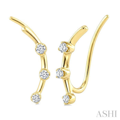 Diamond Fashion Ear Climbers