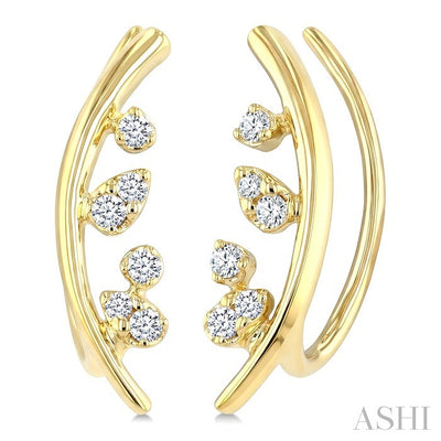 Diamond Fashion Ear Climbers