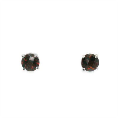 Garnet Stud Earrings