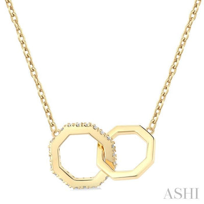 Interlock Diamond Fashion Pendant
