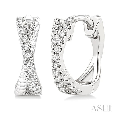 Petite Diamond Huggie Fashion Earrings