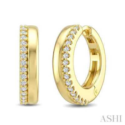 Petite Diamond Fashion Huggie Cuff Earrings