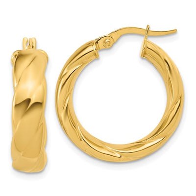 Twist Hoop Earrings