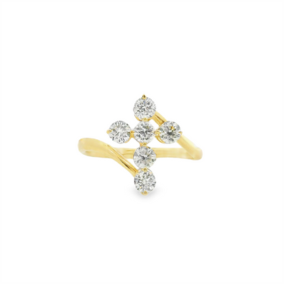 Diamond Cross Fashion Ring
