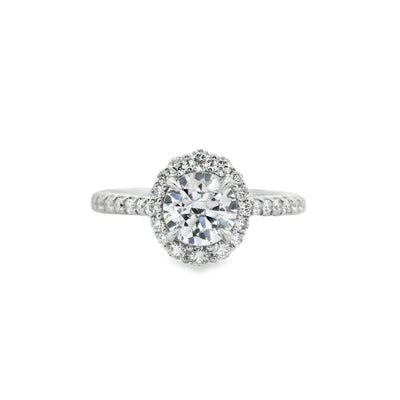 Miosogno Round Diamond Engagement Ring