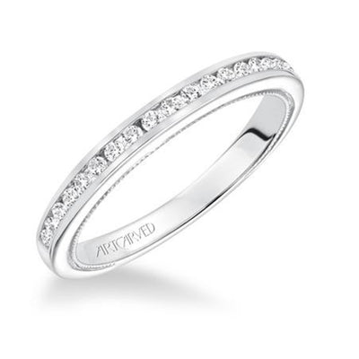 Diamond Straight Band Wedding Ring