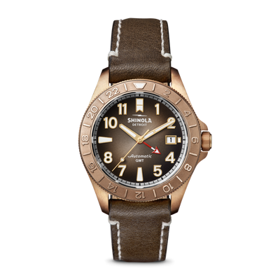 Shinola "The Bronze Monster GMT", 40 mm