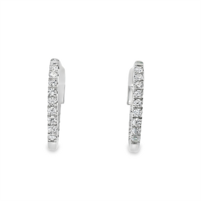 Inside-Out Diamond Hoop Earrings
