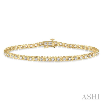 Tulip Diamond Tennis Bracelet