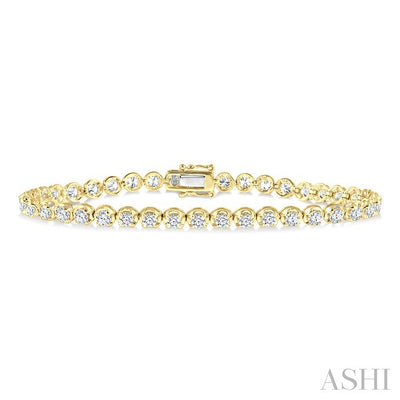 Illusion Diamond Tennis Bracelet