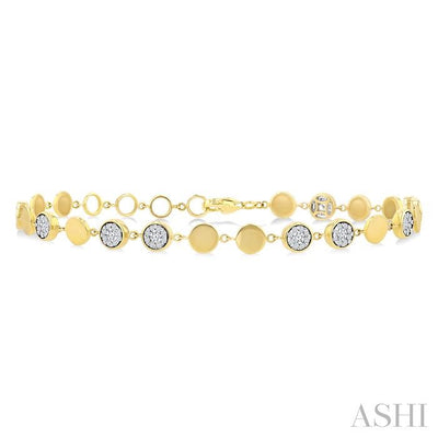 Round Shape Lovebright Diamond Chain Bracelet
