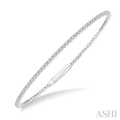 Diamond Fullway Straight Flex Bangle