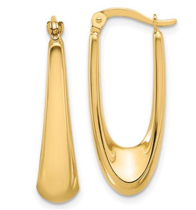 Teardrop Hoop Earrings