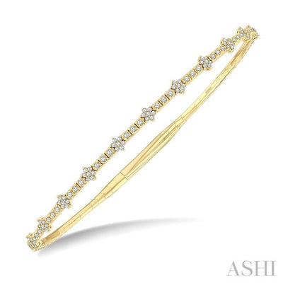 Fullway Diamond Starburst Flex Bangle