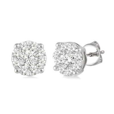Lovebright Diamond Stud Earrings