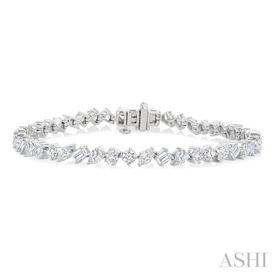 Mixed Shape Diamond Bracelet