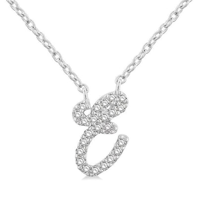 Script Initial Necklace