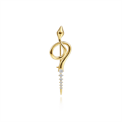 Diamond Snake Pin