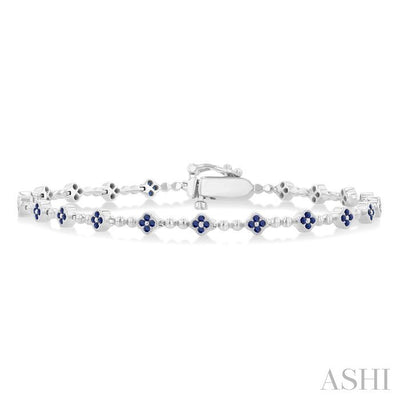 Bead Bijoux Clover Gemstone & Diamond Bracelet