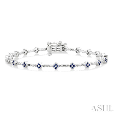 Bead Bijoux Clover Gemstone & Diamond Bracelet