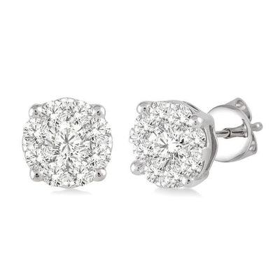 Lovebright Diamond Stud Earrings