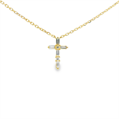 Diamond Cross Necklace