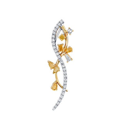 Natural Colored Diamond Pendant