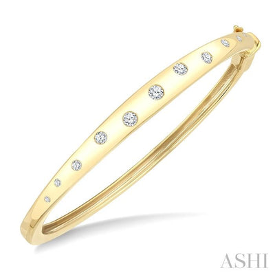 Mosaic Diamond Fashion Bangle